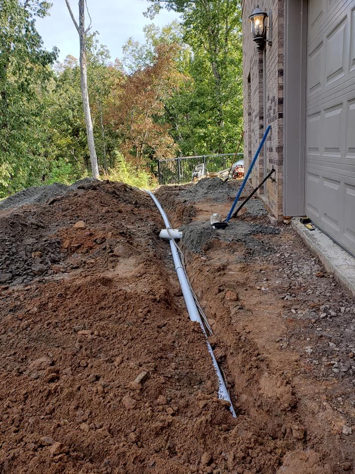 Trenching for Bobcat Bob in Clermont, GA