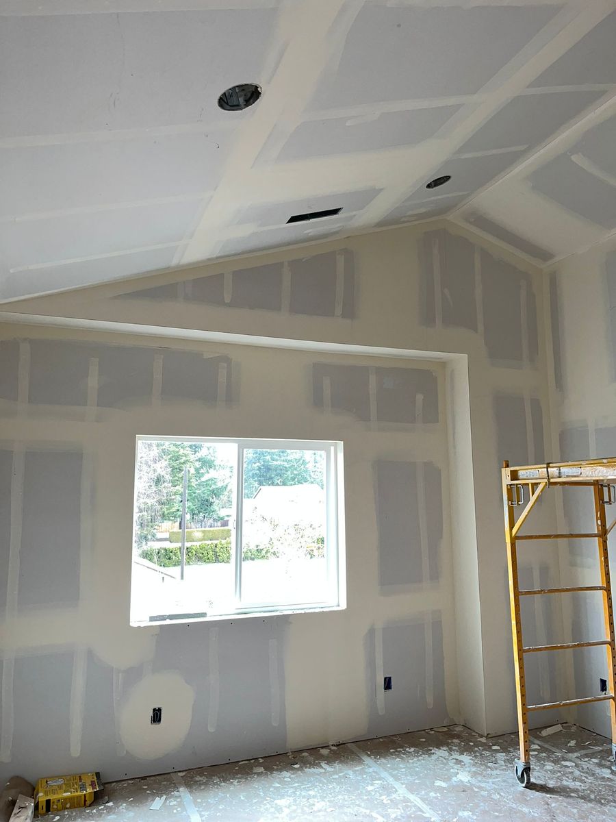 Drywall Taping, Patching & Texture for Eminent Construction in Hillsboro, OR