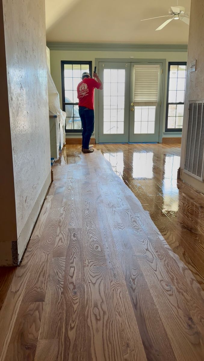 Sand and Finish for Imperial Wood & Epoxy Flooring in Houston, TX