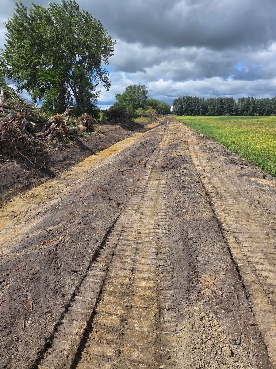 Site Preparation for Matejcek Excavating in Breckenridge, MN