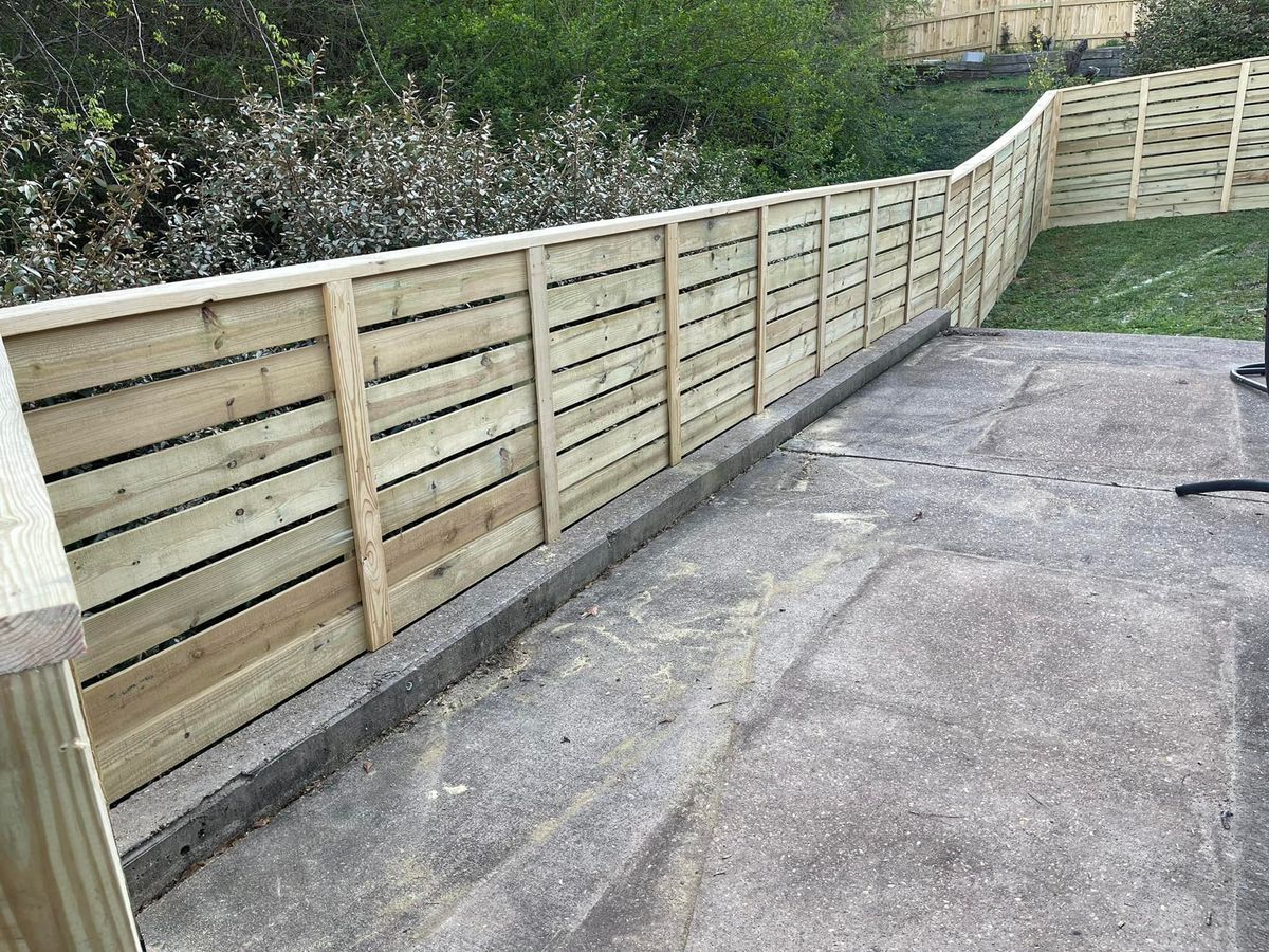 Carpentry for Pennington Fence Co in Tupelo, MS