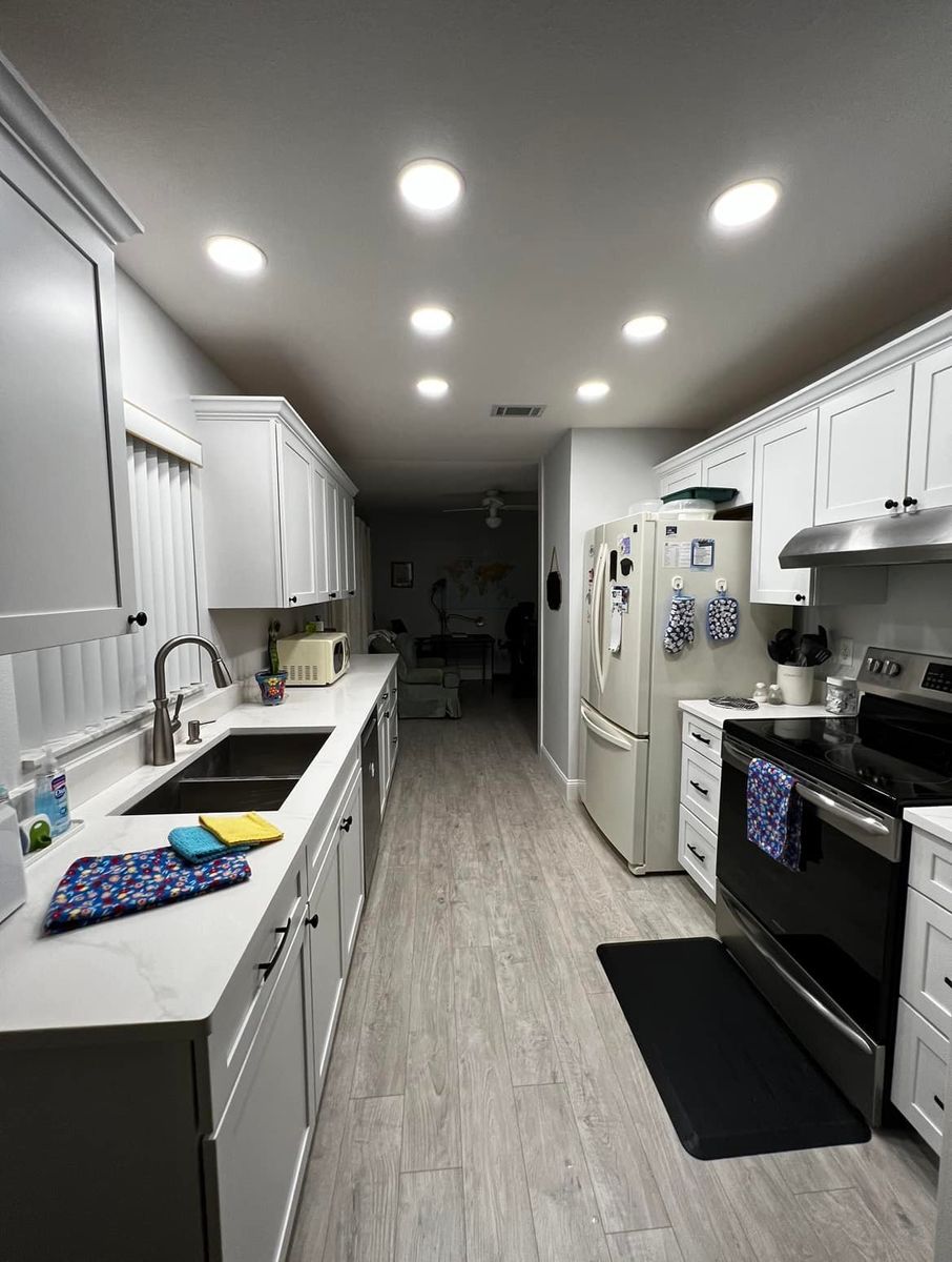 Kitchen and Cabinet Refinishing for KCC Painting, Inc. in Daytona Beach, FL