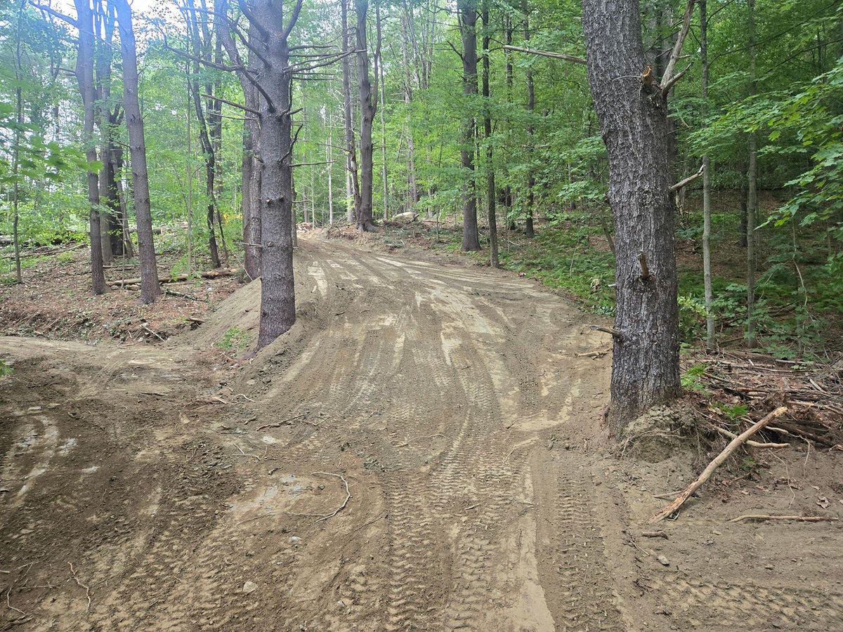 Site Preparation for MJS Excavating in Hardwick, MA