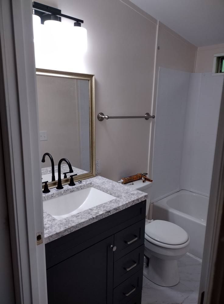 Bathroom Renovation for MHS Solutions in Rydal, GA