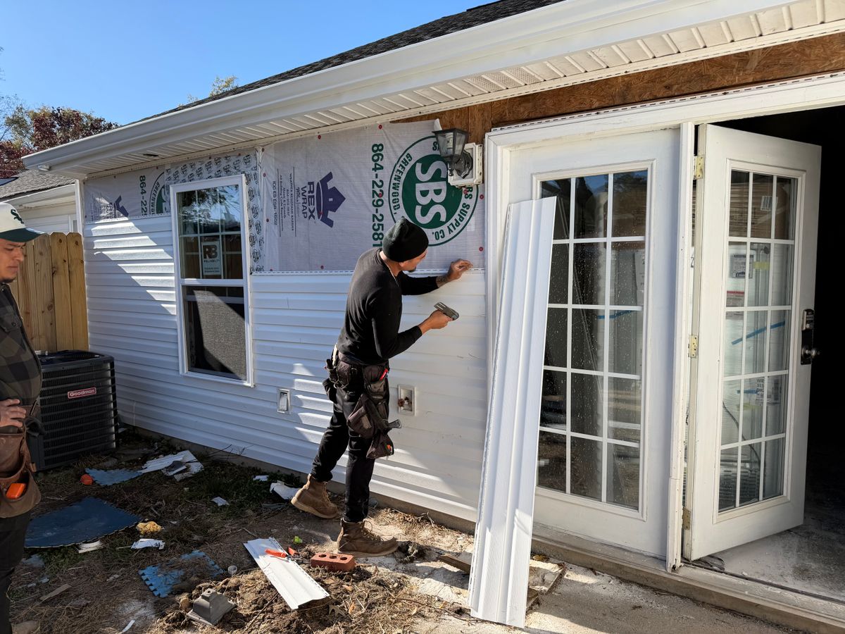 Siding and Gutter Installation for Hometown Roofing in Greenwood, SC