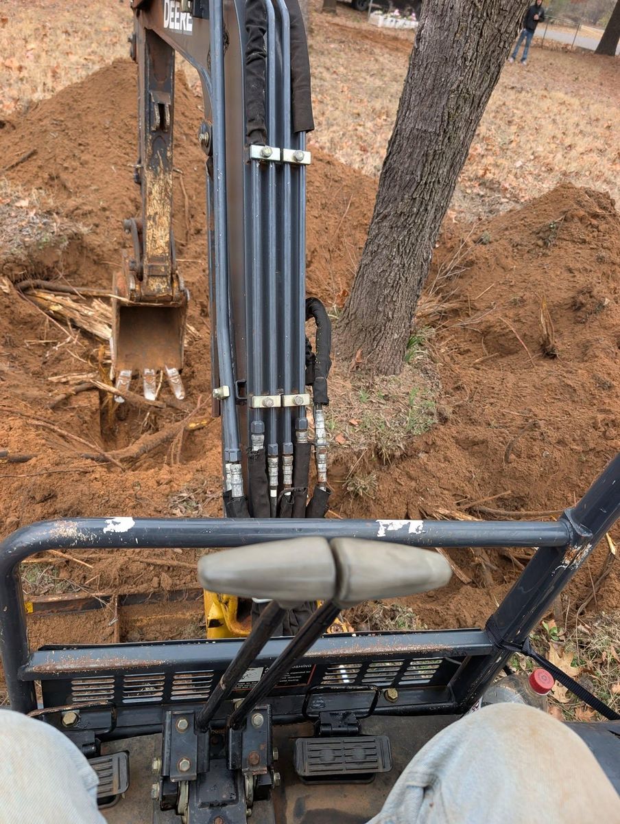 Land Grading for Nathan Foyil Bobcat Work in Edmond, OK