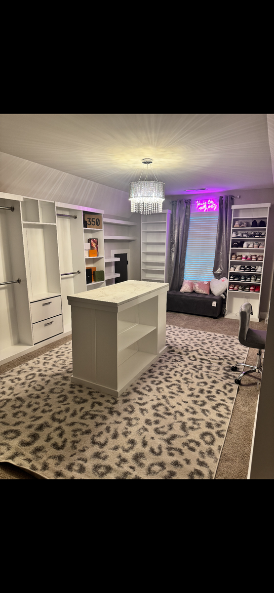 Custom closet builds for Hackney Home Renovations in Warner Robins, GA