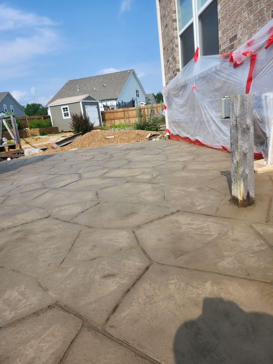 Concrete for Mr. Concrete Outdoor Services in Nashville, TN