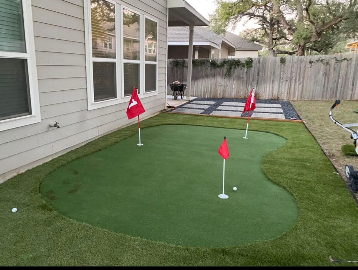 Turf Installation for Creative Edge Co. in San Antonio, TX
