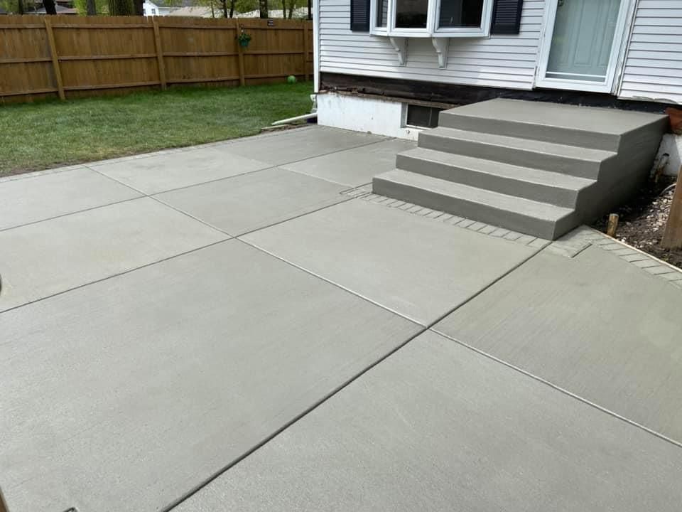 Patio Design & Installation for Fuentes Concrete Construction in Hammond, IN