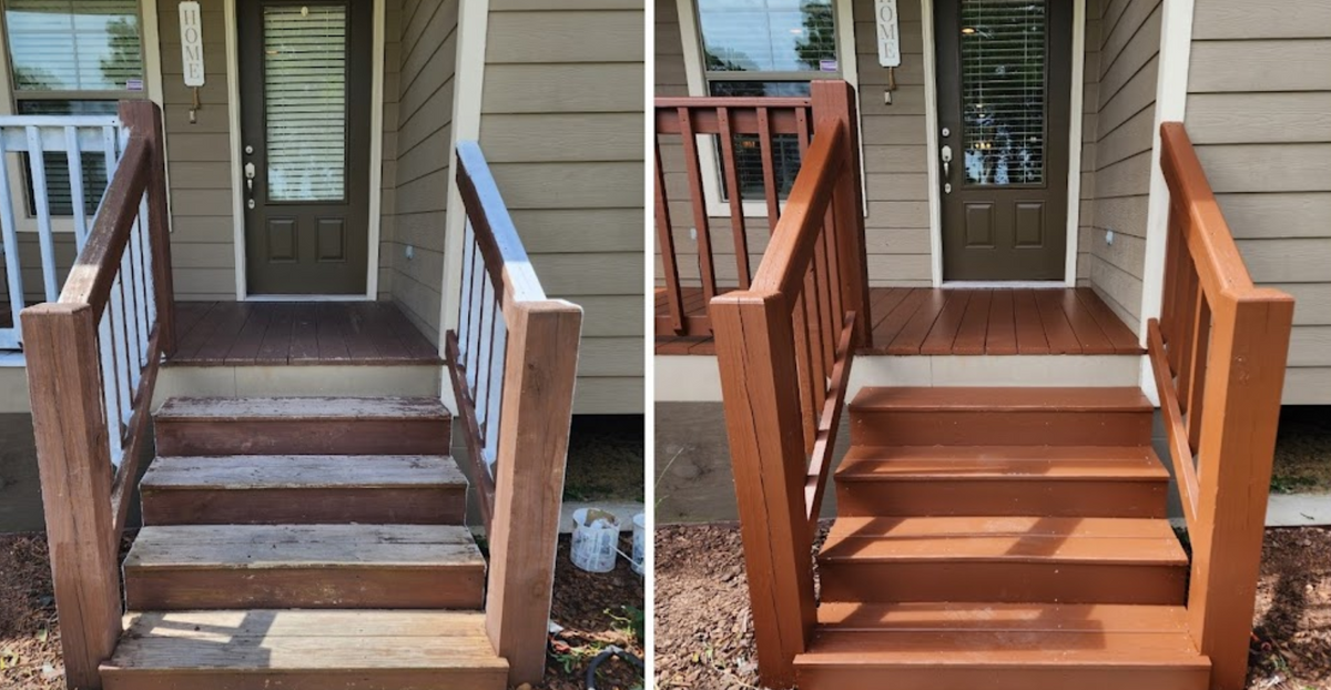 Deck and Patio Staining Services for All South Painting in Erath, LA