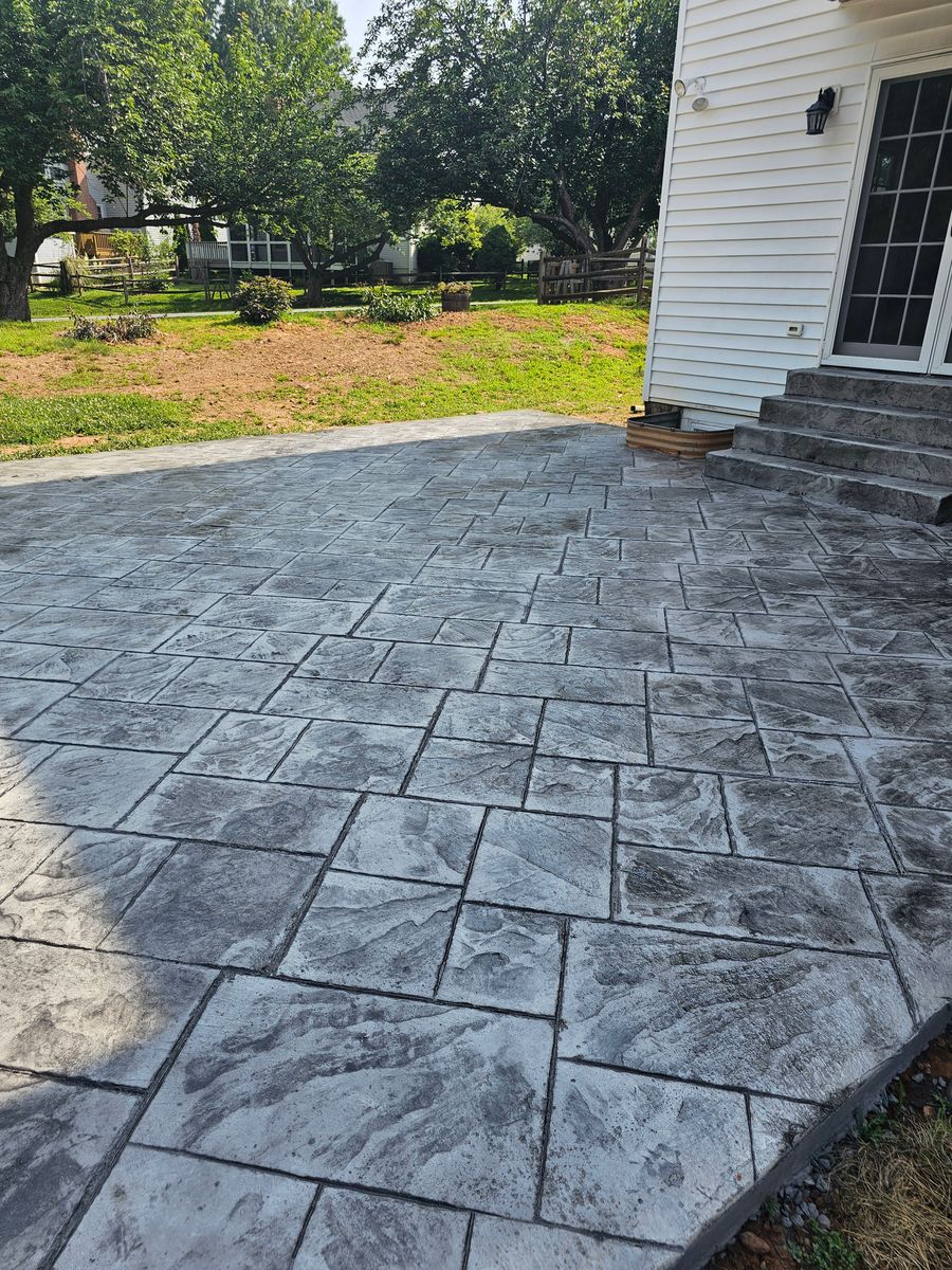 Concrete Slab Construction for C&T Concrete in Frederick, MD