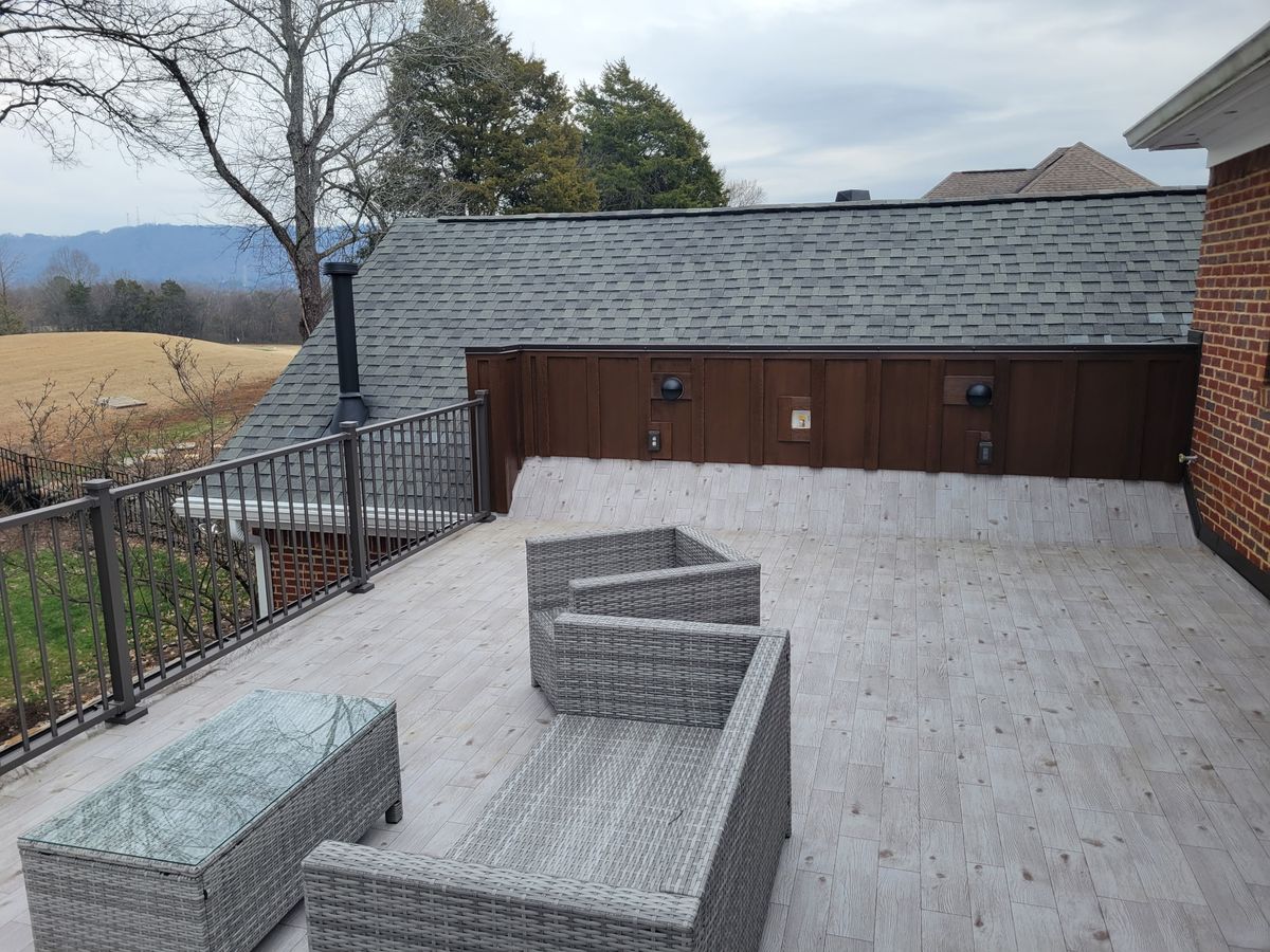 Deck & Patio Installation for T. Owen Henshaw Construction in Chattanooga, TN