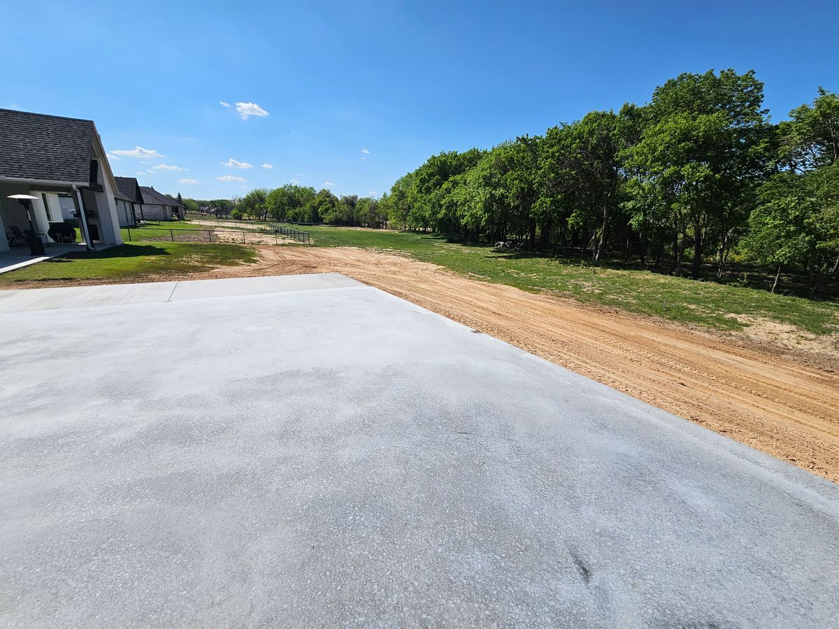 Concrete Flatwork for TX Makers Construction in Springtown, TX