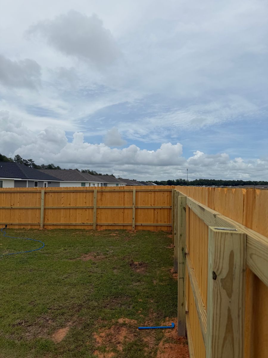 Fence Installation for Forrest Fencing in Pensacola, FL