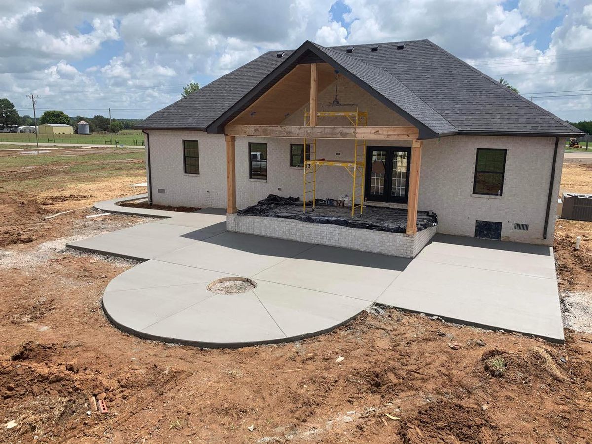 Patio Design & Installation for TAC Concrete in Shelbyville, TN