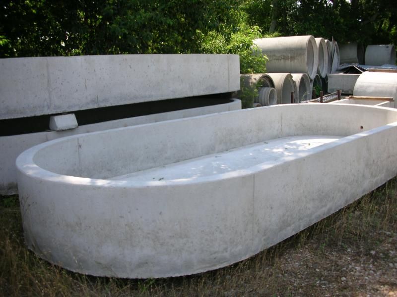 Concrete Water Troughs for MannaS Precast Concrete LLC in Bay City, TX