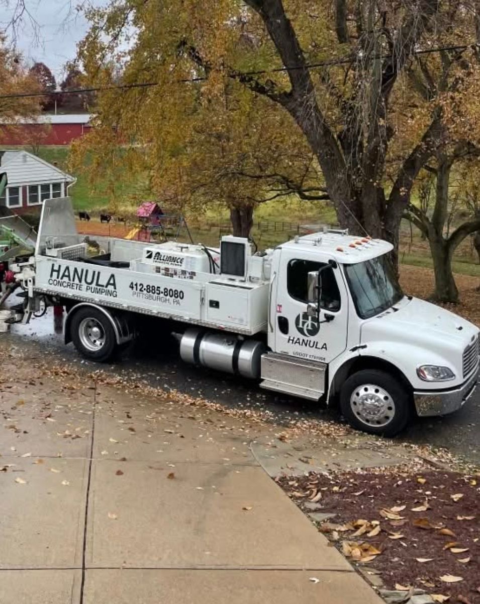 Concrete Pumping for Hanula Concrete Pumping in Pittsburgh, PA