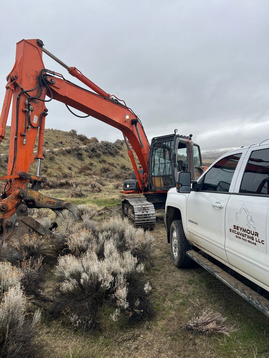 Land Grading for Seymour Excavating in Omak, WA