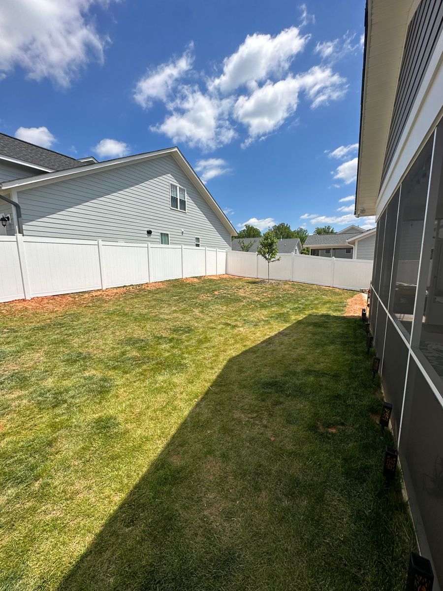 Fence Installation for Kyle's Lawn Care in Kernersville, NC