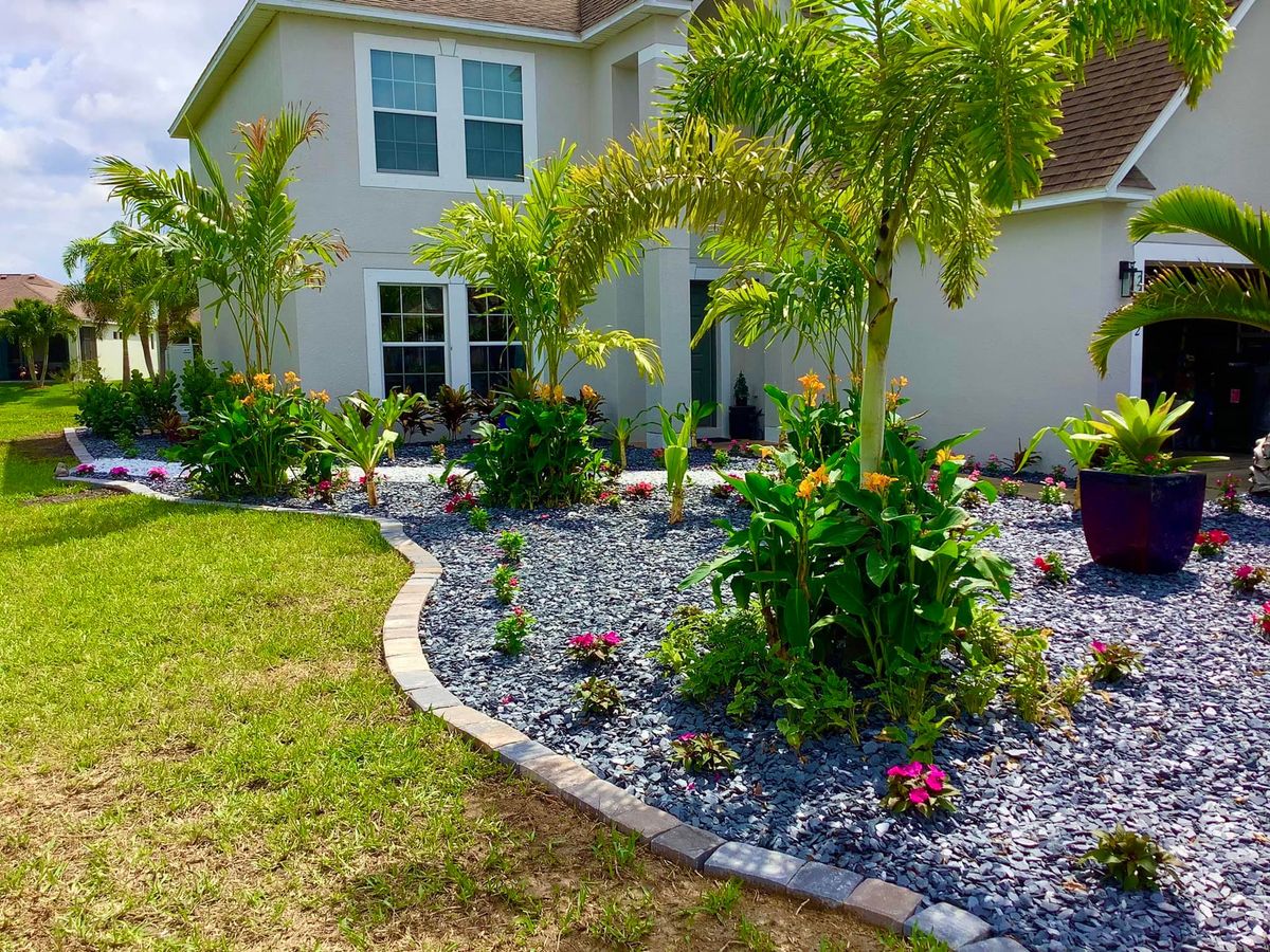 Landscape Installation for DelliQuadri Landscapes LLC in North Port, FL