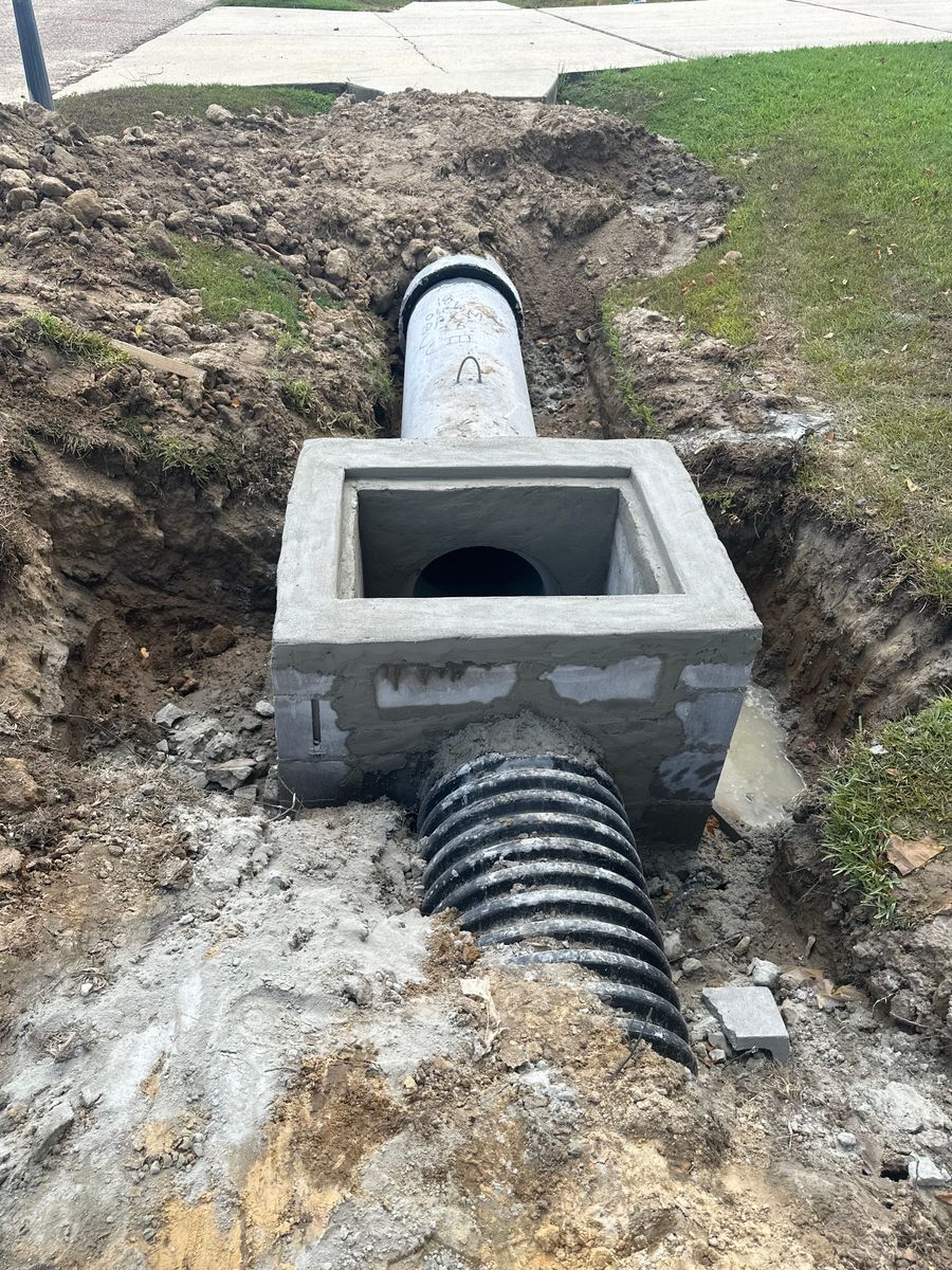 Drainage Systems for Gonzales Construction in Picayune, MS