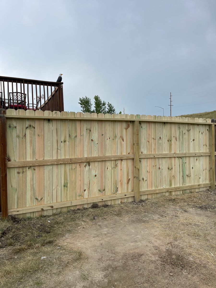Fence Repair for DS Industries in Gillette, WY
