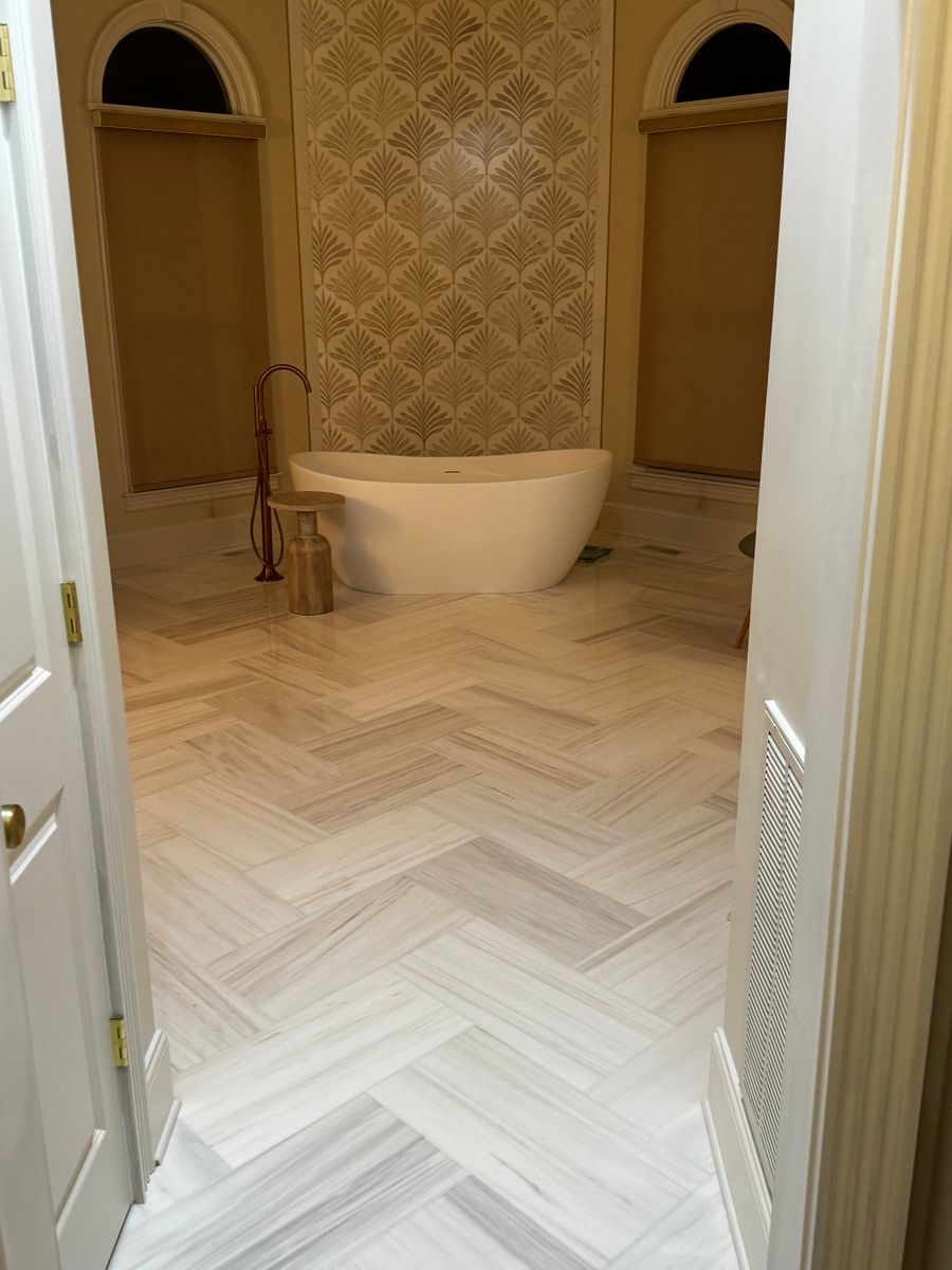 Tiling for JDI Customs in Nashville, TN