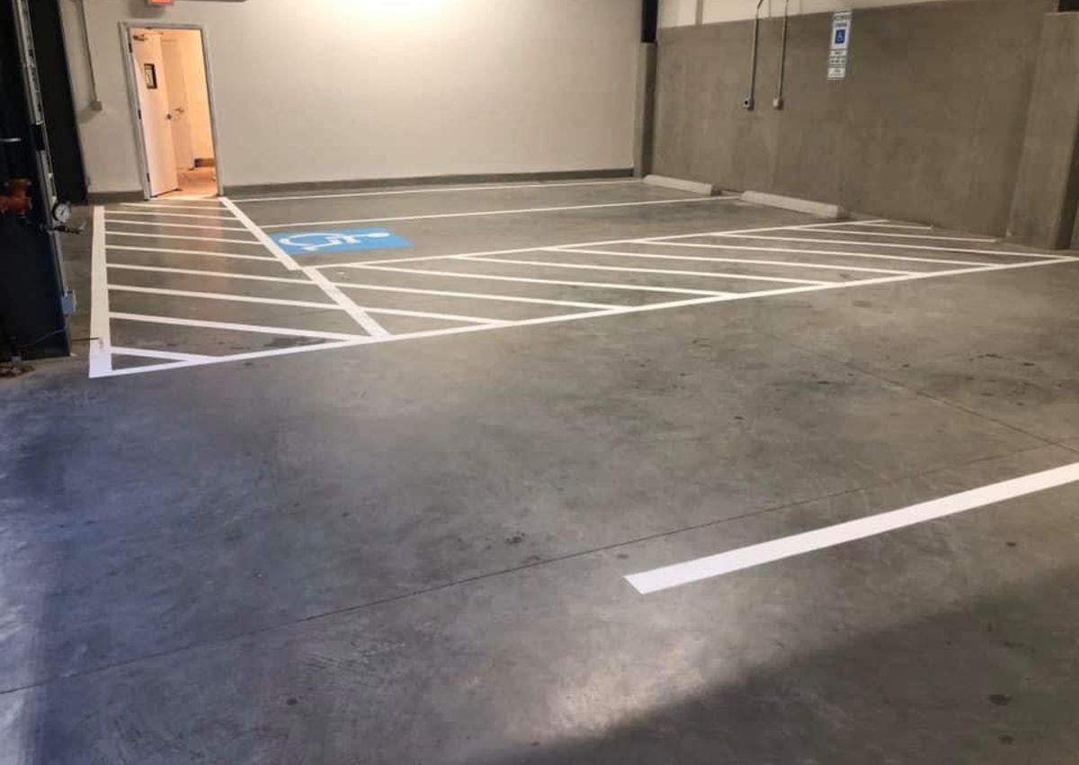 Concrete Markings for Payne's Pavement Marking in Warrenton, VA