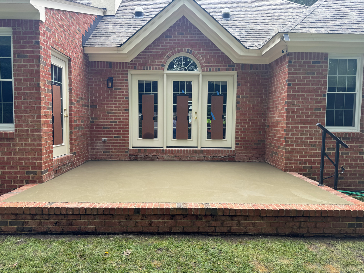 Patio Design & Installation for RGM Concrete Finisher LLC in Chesapeake, VA