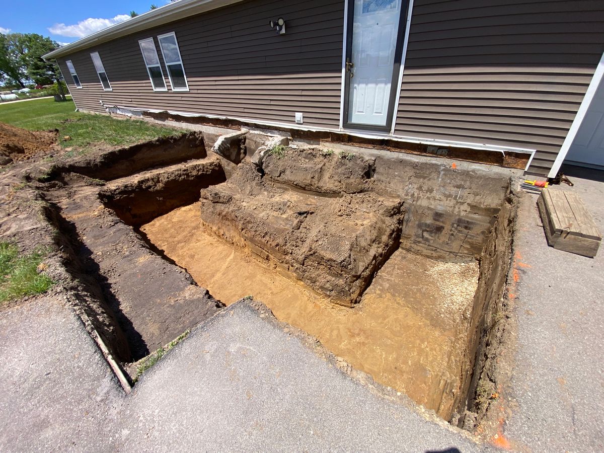 Driveway Install for TDC Excavating in Dubuque, IA
