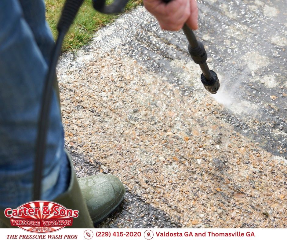 Concrete Cleaning for Carter & Son's Pressure Washing in Valdosta, GA