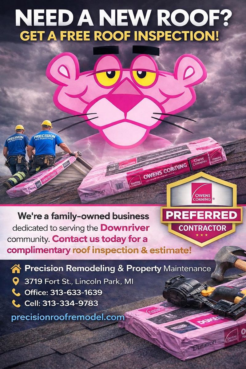 Roofing Repairs for Precision Remodeling and Property Maintenance  in Detroit, MI
