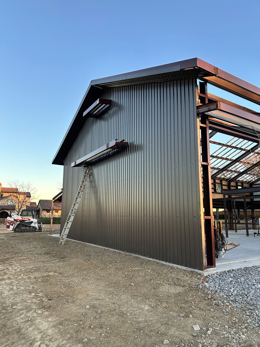 Custom Metal Buildings for CR Fabrication in Royse City, TX