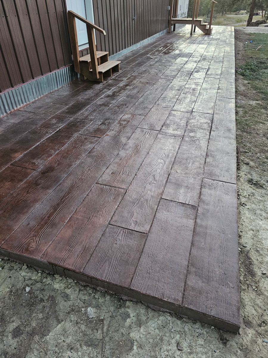 Concrete work for Blue Mountain Construction in Roundup, MT