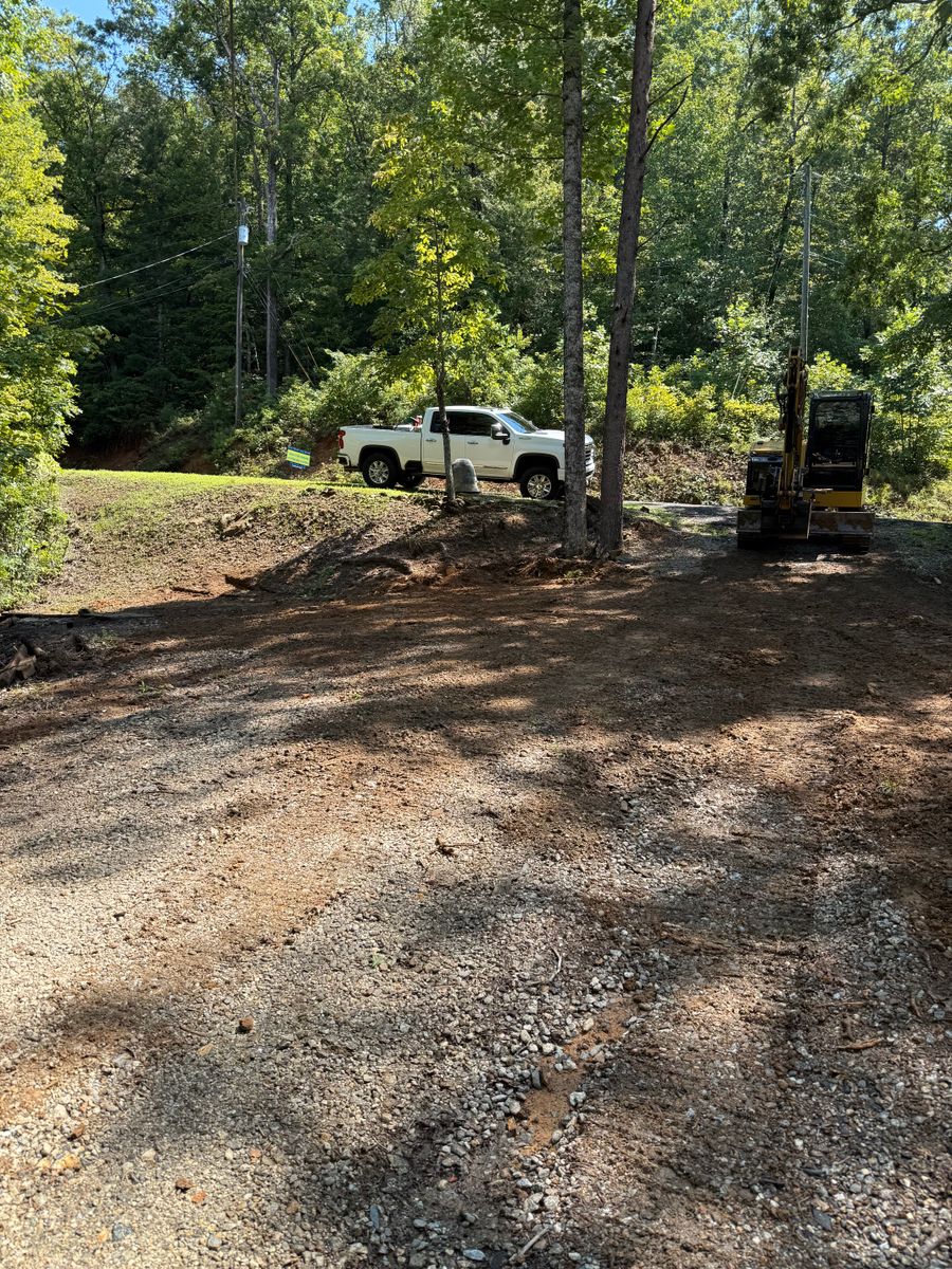 Stump removal for T Crane Grading LLC in Clarkesville, GA