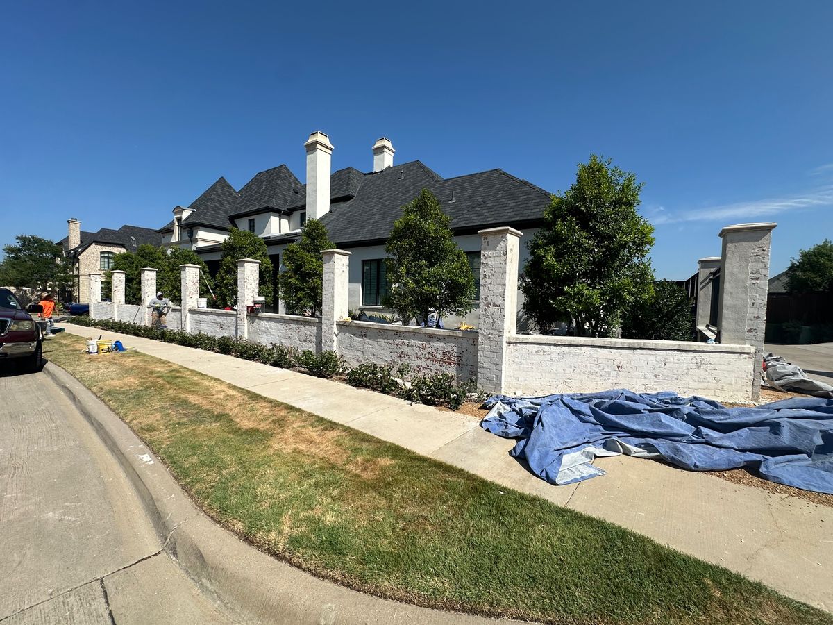 Privacy Walls for Bronco Masonry Inc. in Dallas, TX