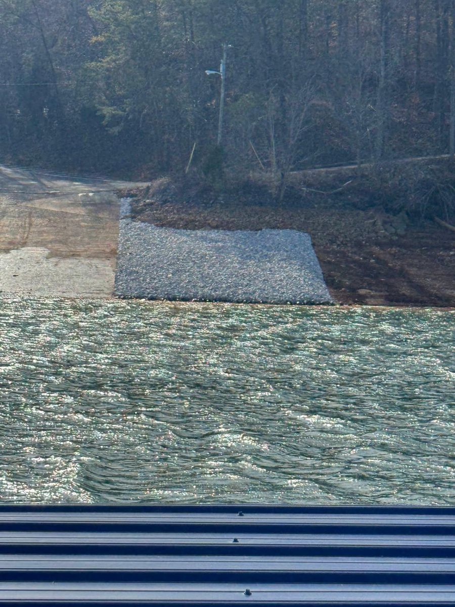 Shoreline Stabilization for Restoration Shoreline Norris Lake Rip Rap in Norris Lake, TN