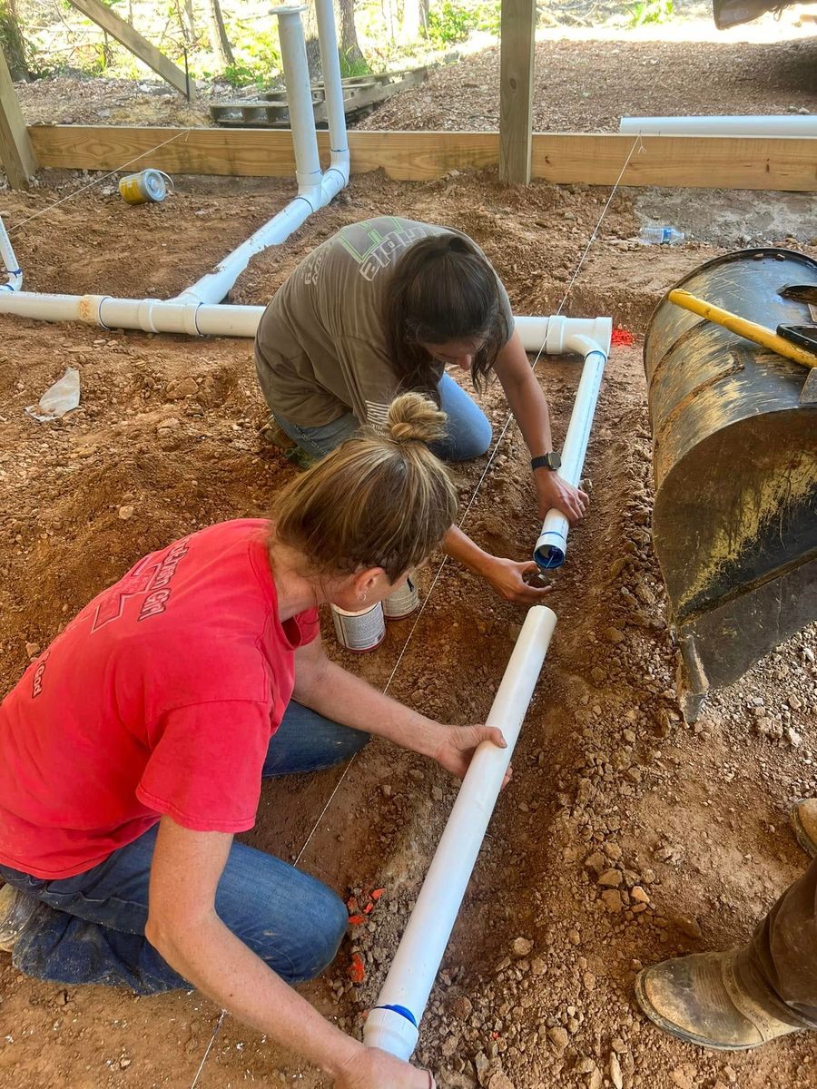 Septic System Installation for Triple H Construction in Cave Spring, GA