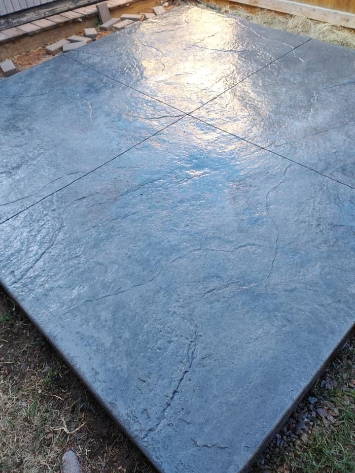 Stamped Concrete and Decorative Installation for RE Concrete LLC in Aspen, CO