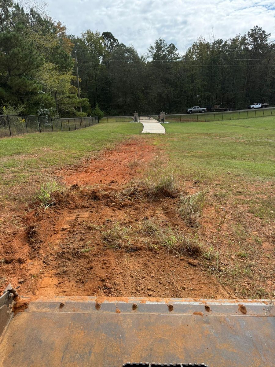 Skid Steer Work for Greenwood Lawn & Landscaping LLC in Talladega, Alabama