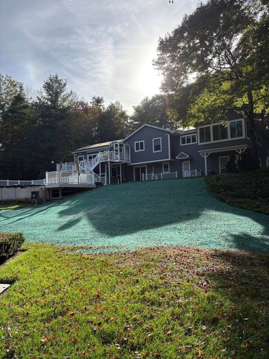 Hydroseeding for Chapman's Lawn & Landscape in Ellington, CT