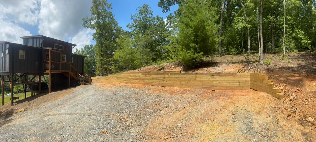 Excavation for Pope Home Services in Blue Ridge, GA