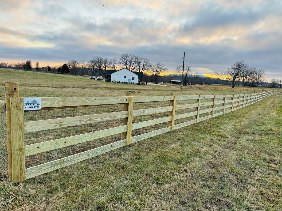 Fence Repair for Ap’s Fencing in McMinnville, TN
