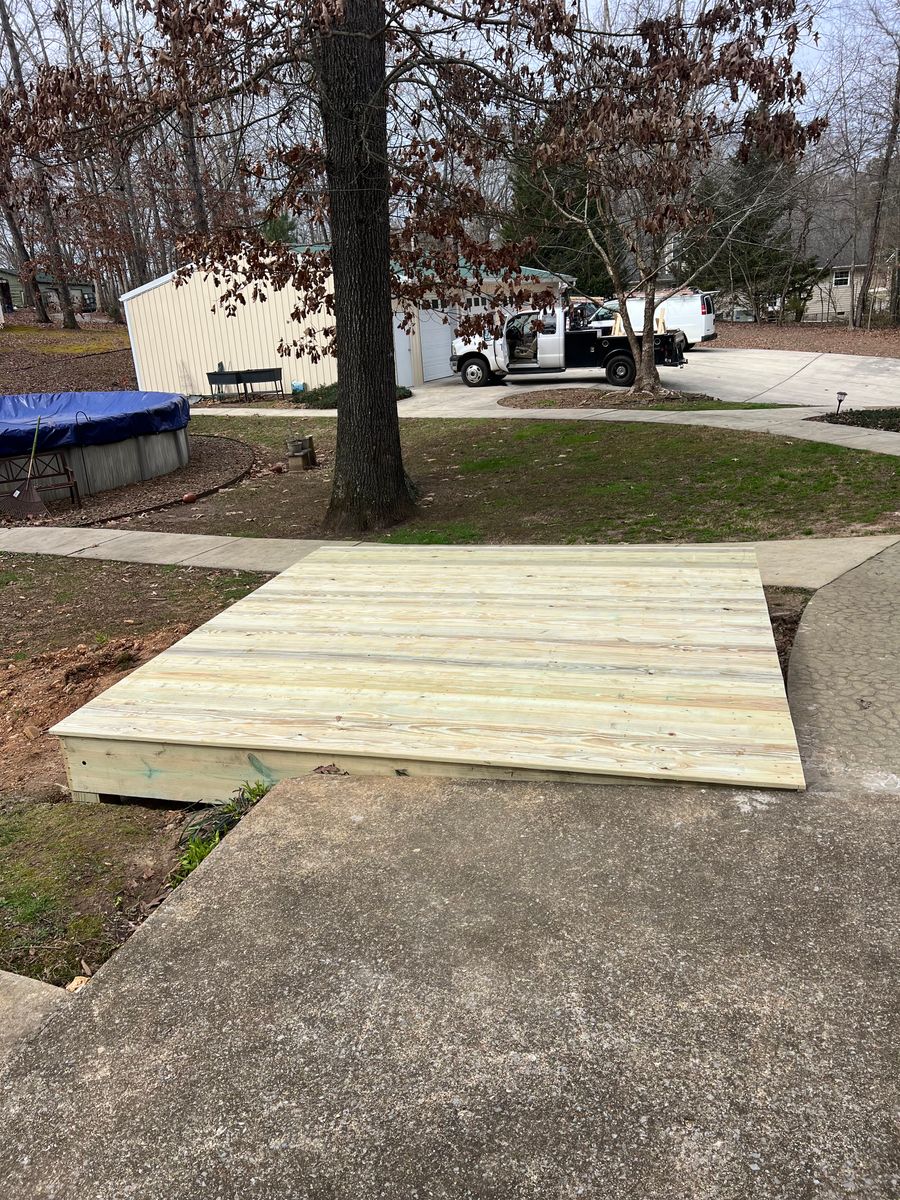 Deck & Patio Installation for T. Owen Henshaw Construction in Chattanooga, TN