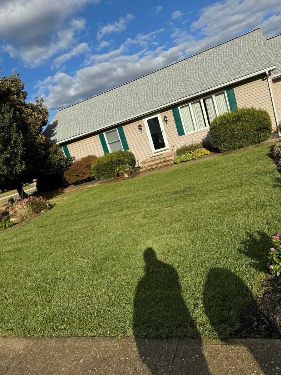 Hydro-seeding and sod installation for Caliber Construction & Excavation in Smyrna, DE