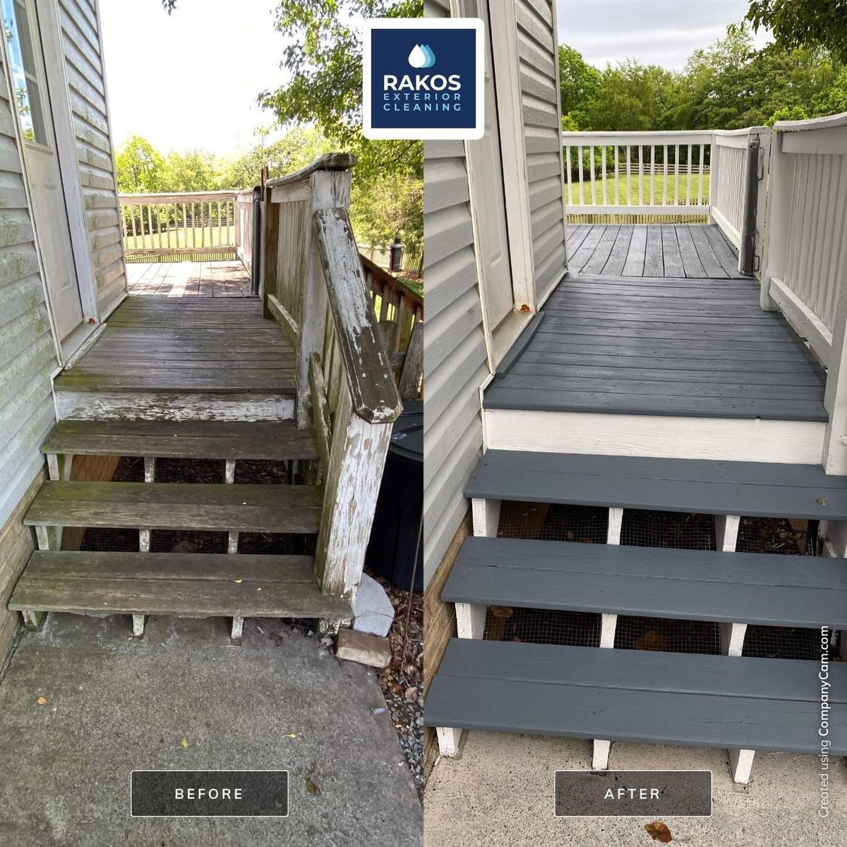 Deck Cleaning & Staining for Rakos Exterior Cleaning in Lynchburg, VA
