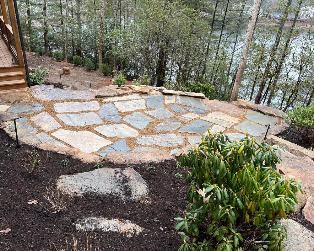 Hardscaping (Flagstones,Retaining Walls) for Rescue Grading & Landscaping in Marietta, SC