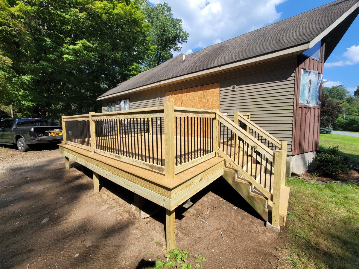 Deck & Patio Installation for Antonio's Home Improvement in Utica, NY