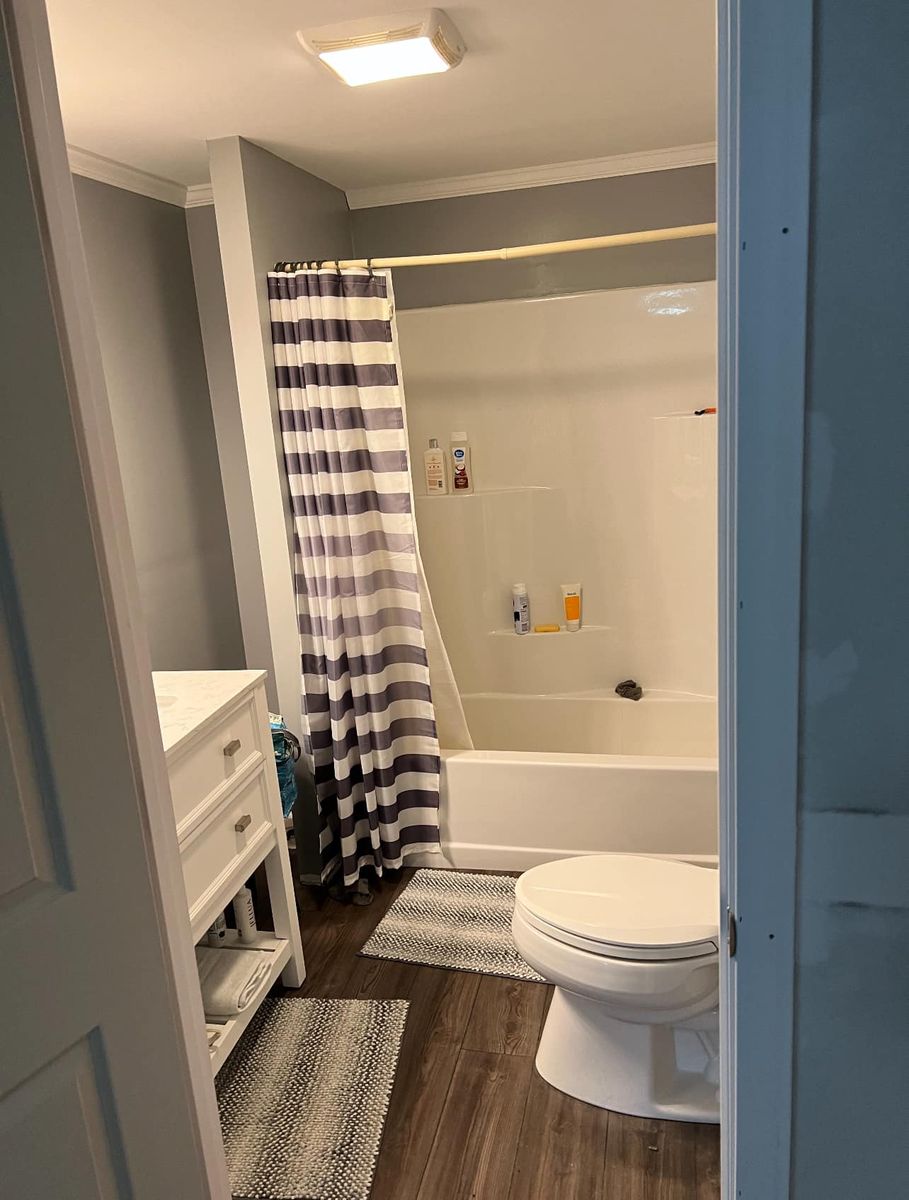 Bathroom Renovation for The Finish Group in Bangor, ME